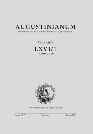 Augustinianum LXVI/1