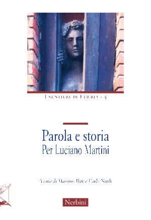 Parola e storia. Per Luciano Martini