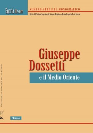 Egeria n. 11/2017 - Giuseppe Dossetti e il Medio Oriente